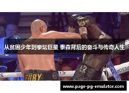 从贫困少年到拳坛巨星 泰森背后的奋斗与传奇人生