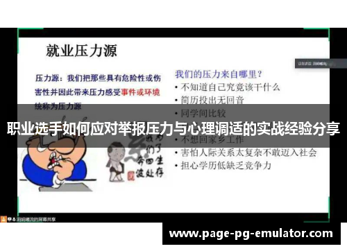 职业选手如何应对举报压力与心理调适的实战经验分享